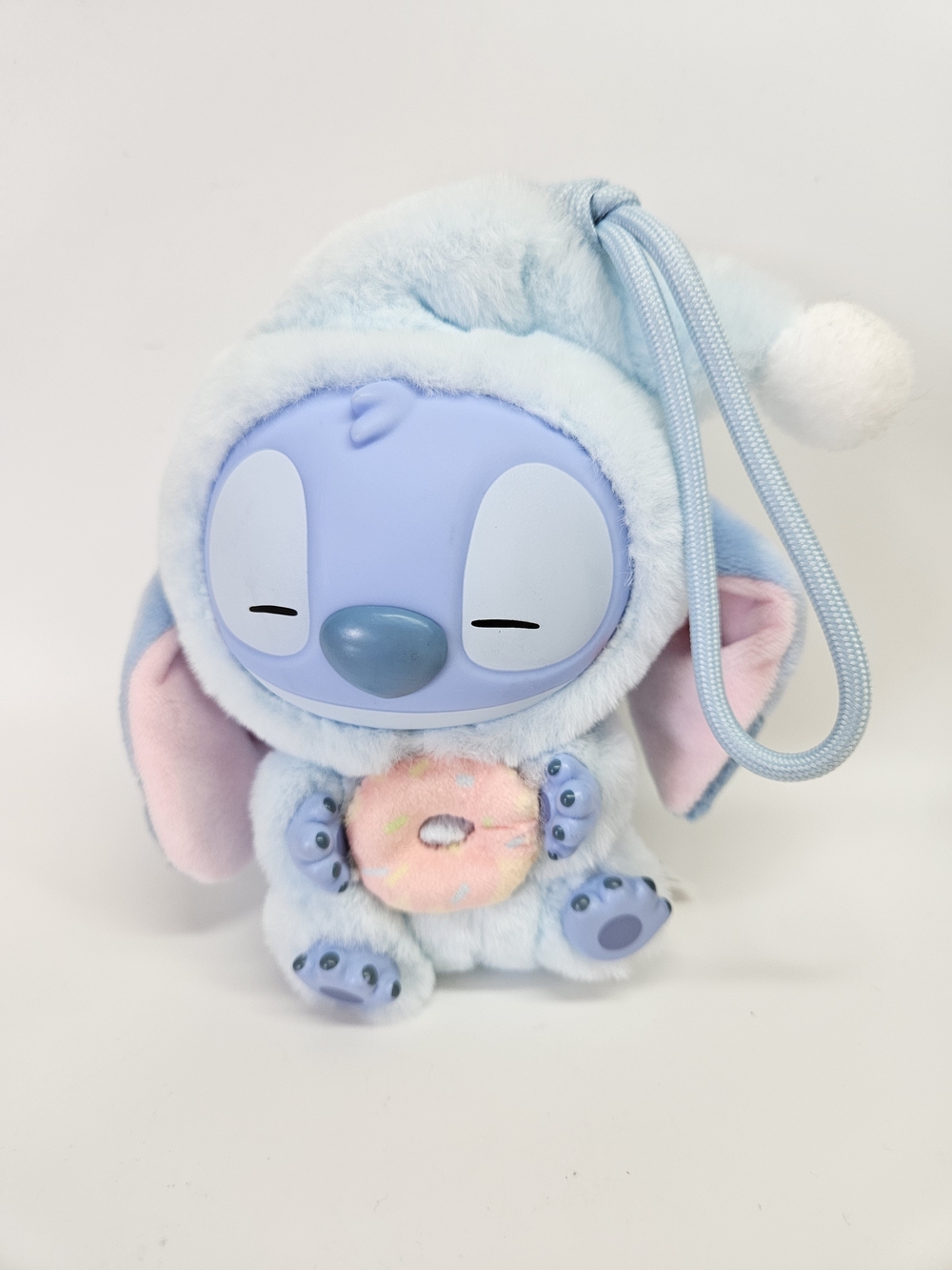 Miniso Stitch Eat Something Before Sleep Sleepy Donut Plush Vinyl Disney